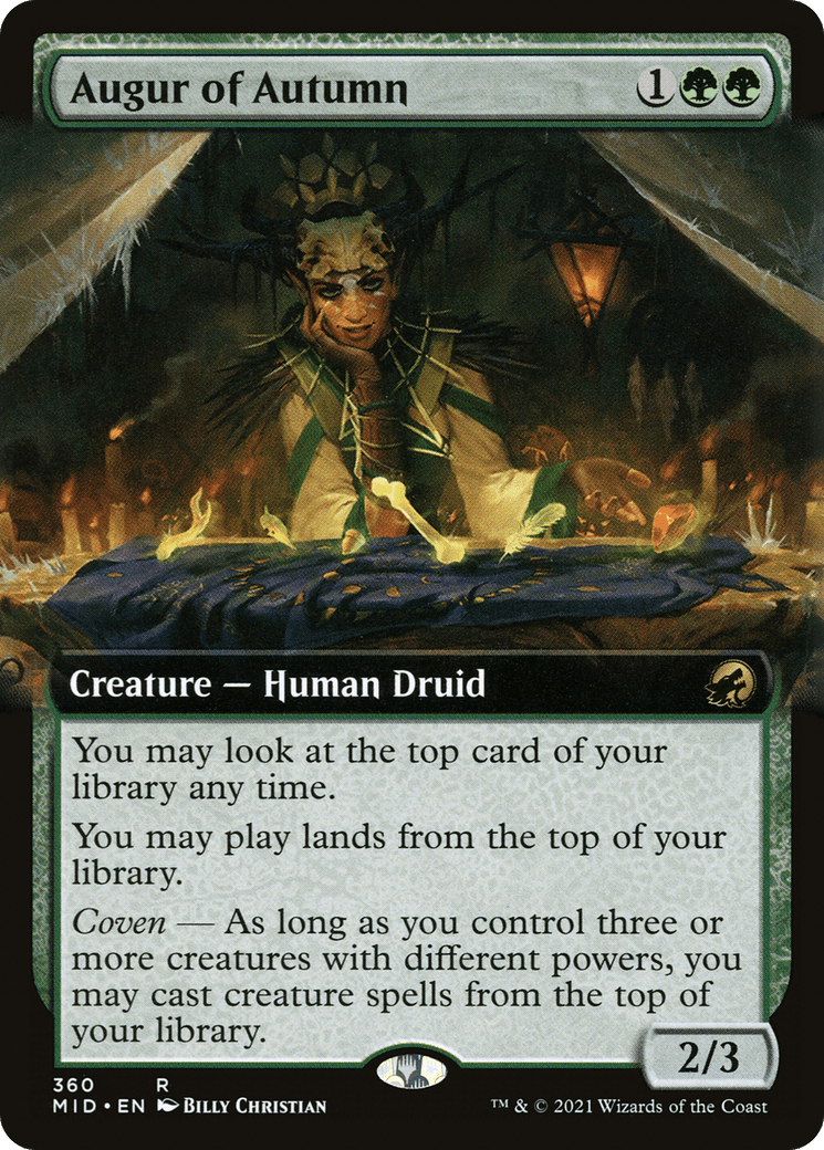 Augur of Autumn (Extended Art) [Innistrad: Midnight Hunt] Foil