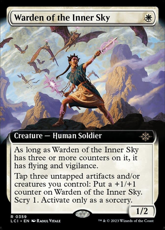 Warden of the Inner Sky (Extended Art) [The Lost Caverns of Ixalan] Foil