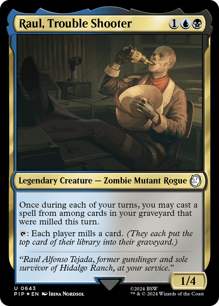 Raul, Trouble Shooter (Surge Foil) [Fallout]