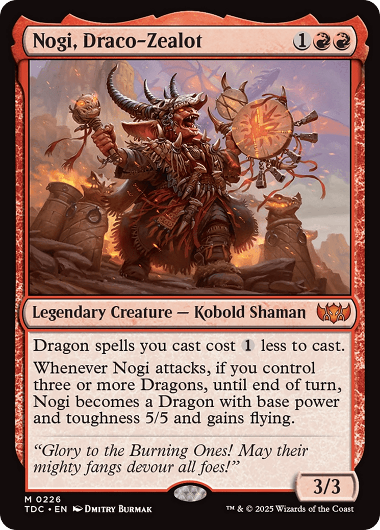 Nogi, Draco-Zealot (226) [Commander: Tarkir: Dragonstorm]
