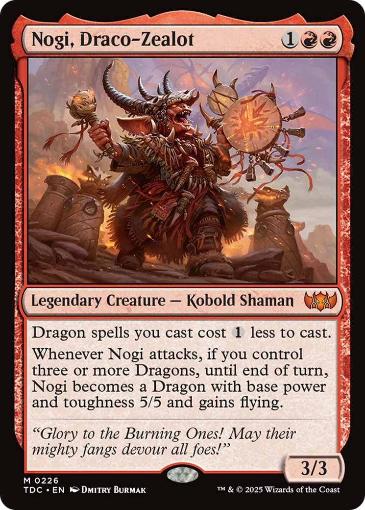 Nogi, Draco-Zealot (226) [Commander: Tarkir: Dragonstorm]