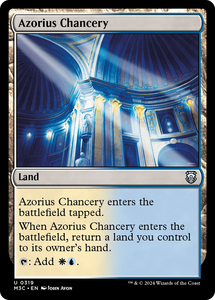 Azorius Chancery (M3C-319) - Modern Horizons 3 Commander Foil