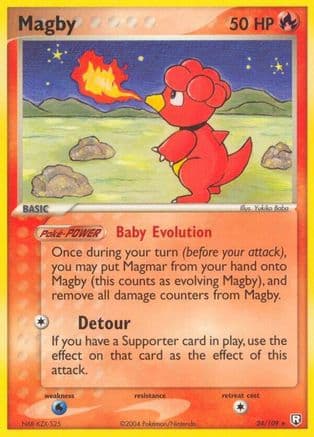 Magby 024/109 - Team Rocket Returns Reverse Holofoil