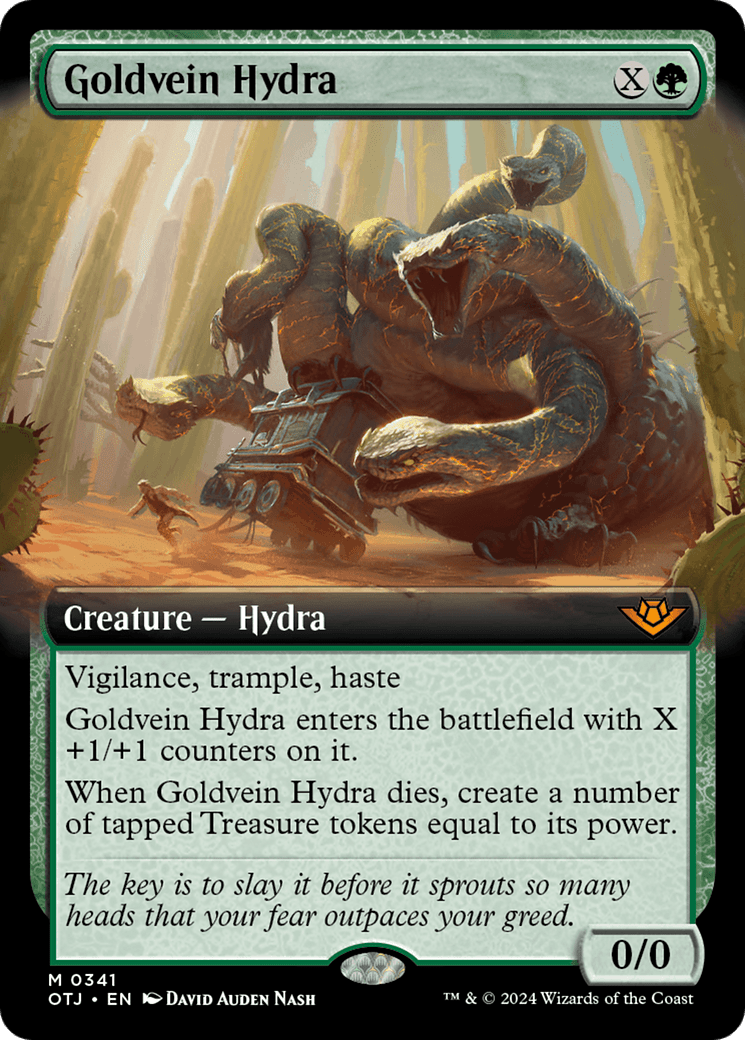 Goldvein Hydra (Extended Art) [Outlaws of Thunder Junction] Foil