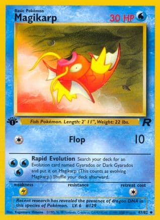 Magikarp 047/82 - Team Rocket 1st Edition