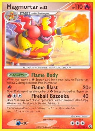 Magmortar 31/132 - Secret Wonders Reverse Holofoil