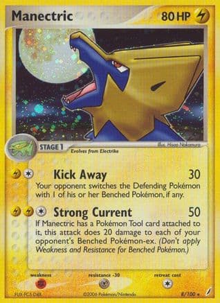 Manectric 008/100 - Crystal Guardians Reverse Holofoil