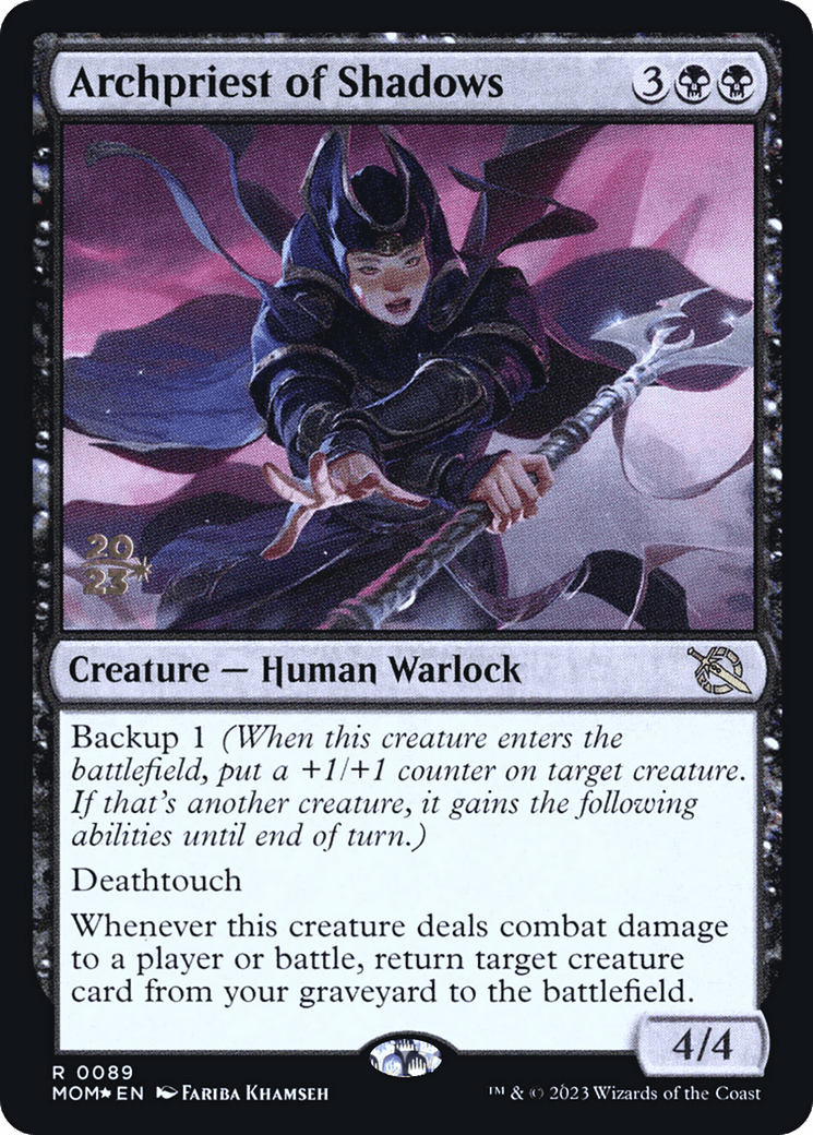 Archpriest of Shadows [March of the Machine Prerelease Promos]