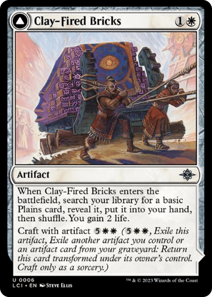 Clay-Fired Bricks // Cosmium Kiln [The Lost Caverns of Ixalan] Foil
