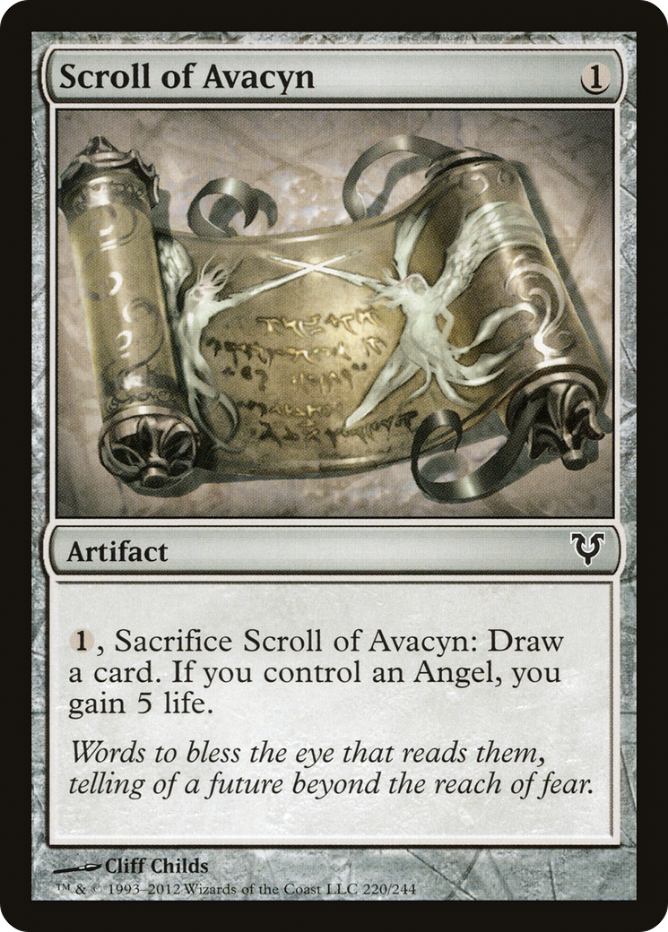 Scroll of Avacyn [Avacyn Restored] Foil