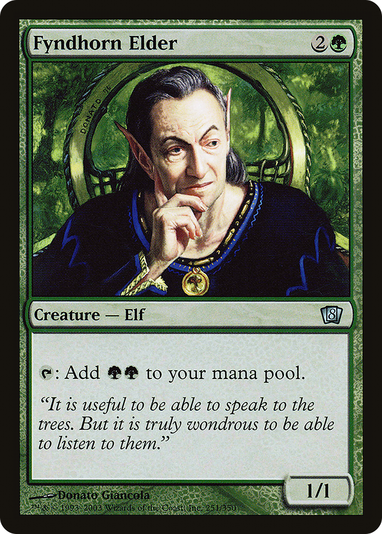 Fyndhorn Elder [Eighth Edition] Foil