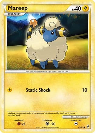 Mareep  - Reverse Holofoil Call of Legends - Common