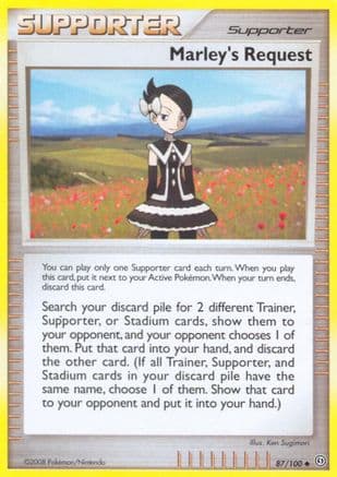 Marley's Request 87/100 - Stormfront Reverse Holofoil