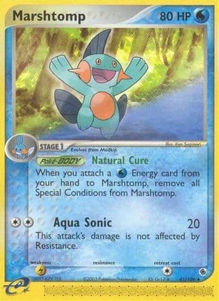 Marshtomp 41/109 - Ruby and Sapphire Reverse Holofoil