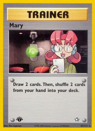 Mary 087/111 - Neo Genesis 1st Edition