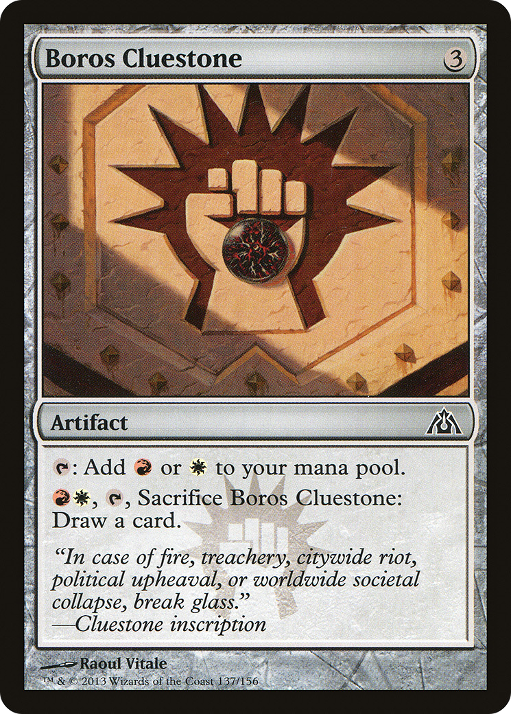 Boros Cluestone [Dragon's Maze] Foil
