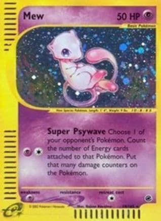 Mew 19/165 - Expedition Reverse Holofoil