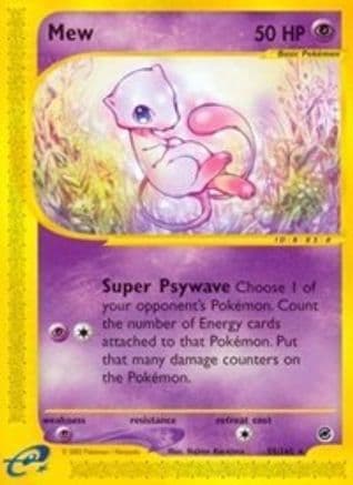 Mew 55/165 - Expedition Reverse Holofoil
