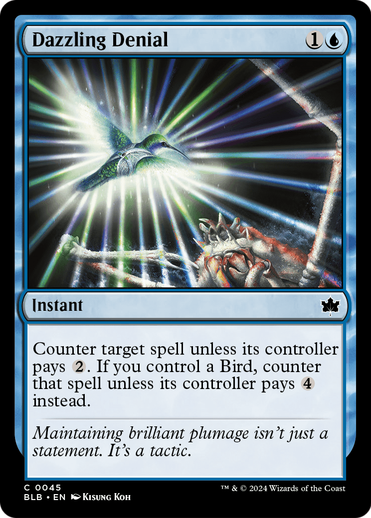 Dazzling Denial [Bloomburrow] Foil