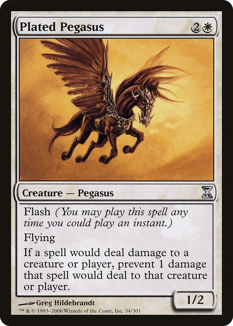 Plated Pegasus [Time Spiral] Foil