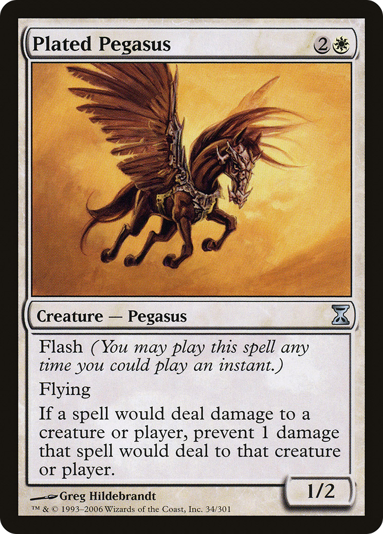 Plated Pegasus [Time Spiral] Foil