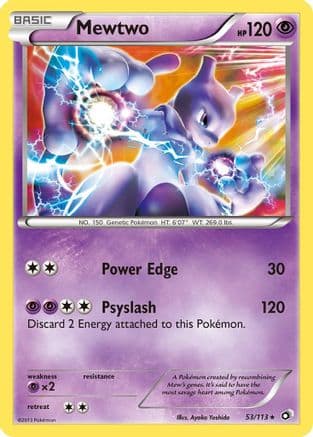 Mewtwo 053/113 - Legendary Treasures Reverse Holofoil