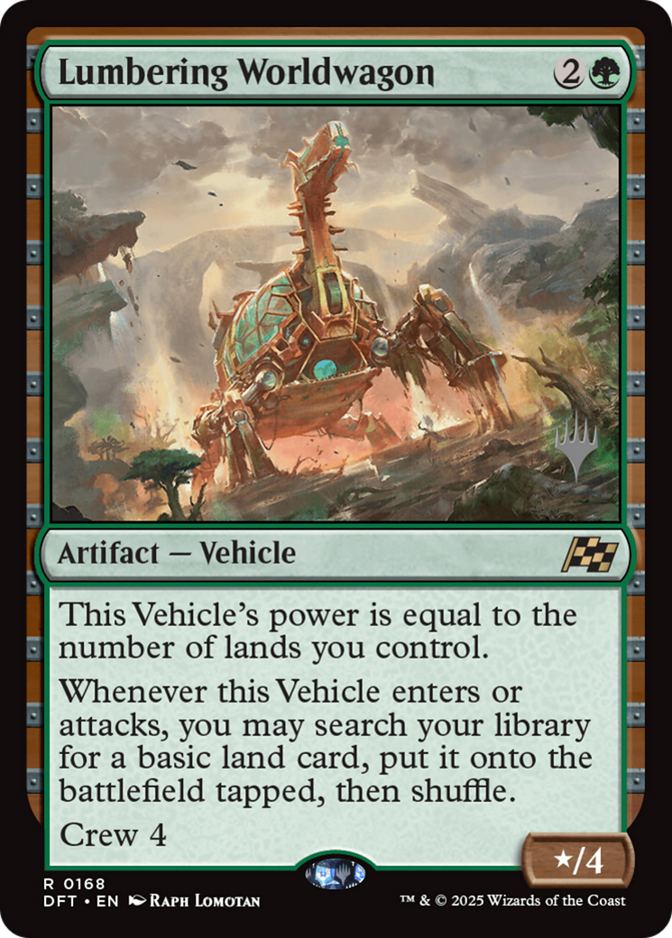 Lumbering Worldwagon (168) [Promo Pack: Aetherdrift]