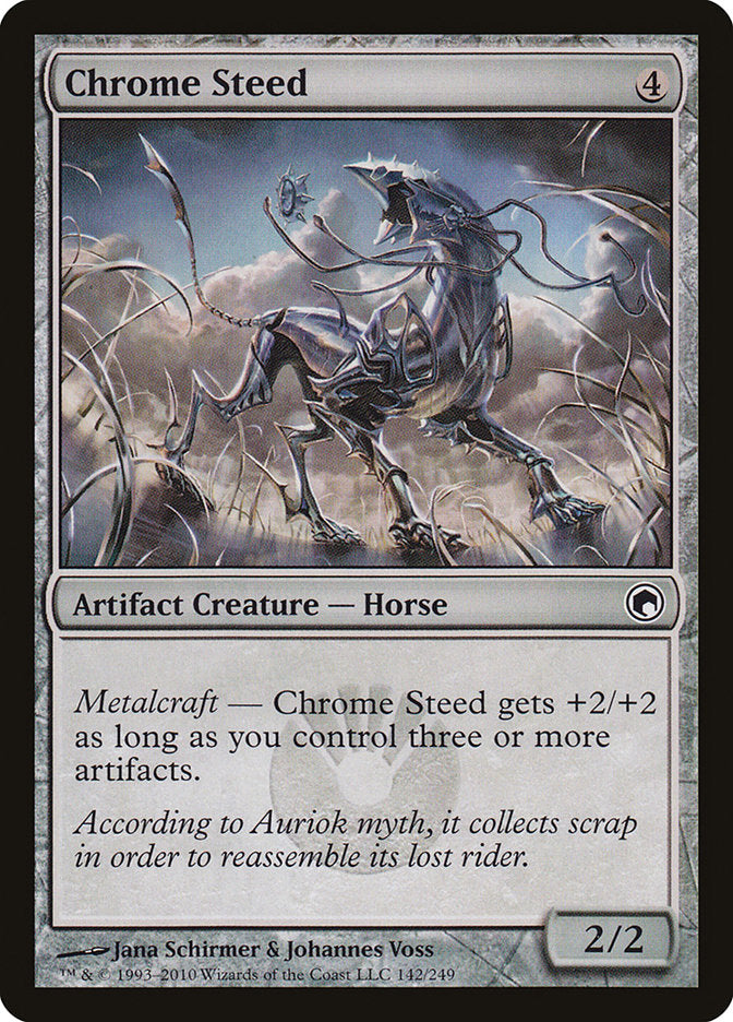 Chrome Steed 142 (Scars of Mirrodin) 