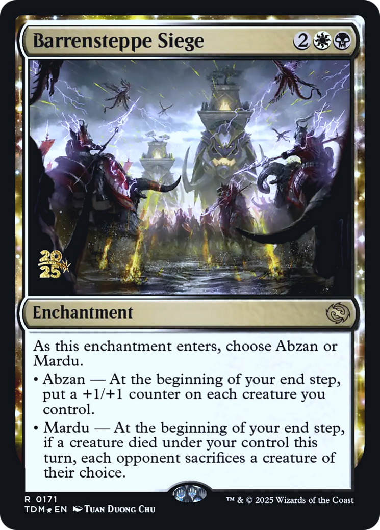 Barrensteppe Siege (171) [Prerelease Cards]  Foil