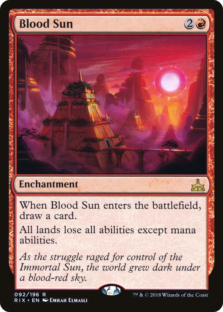 Blood Sun [Rivals of Ixalan] Foil