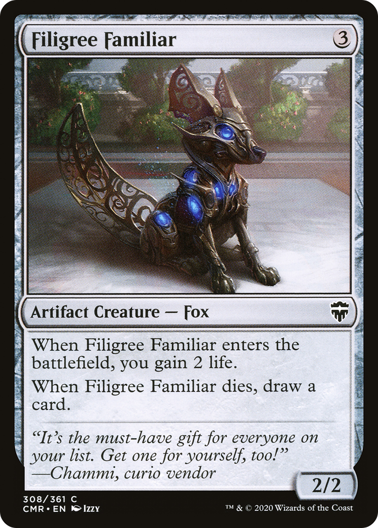 Filigree Familiar [Commander Legends] Foil