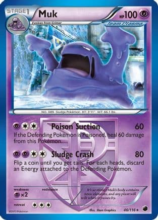 Muk (Team Plasma) 46/116 - Plasma Freeze Reverse Holofoil
