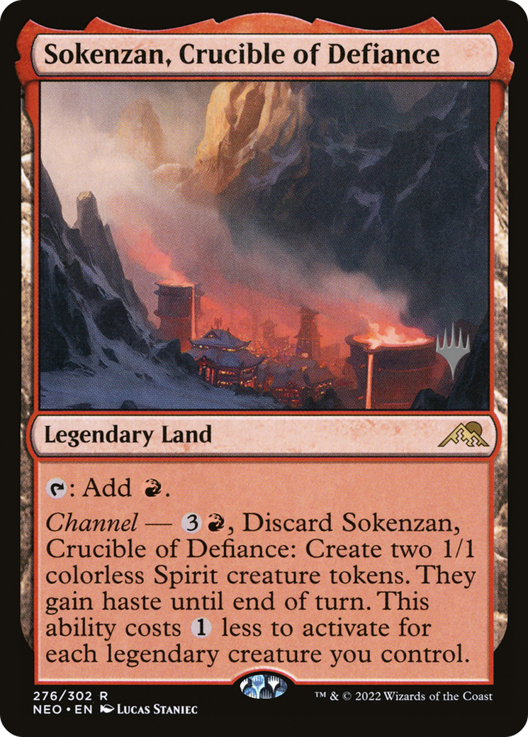Sokenzan, Crucible of Defiance (Promo Pack) [Kamigawa: Neon Dynasty Promos] Foil