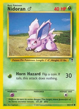 Nidoran M 83/110 - Legendary Collection Reverse Holofoil