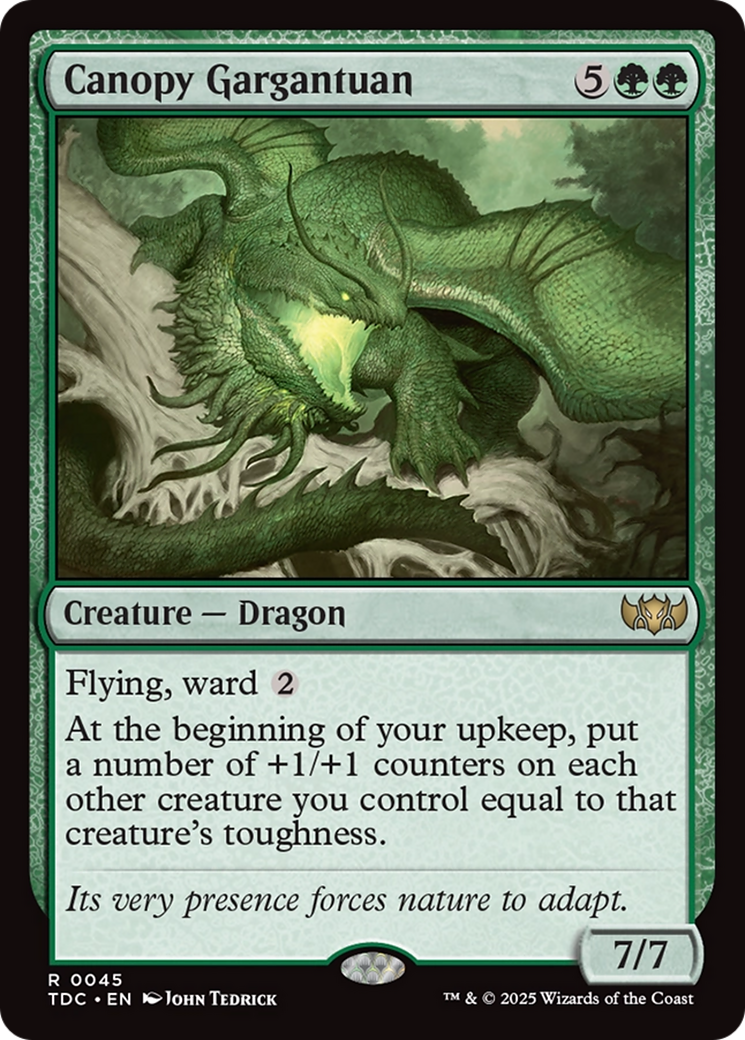 Canopy Gargantuan (045) [Commander: Tarkir: Dragonstorm]
