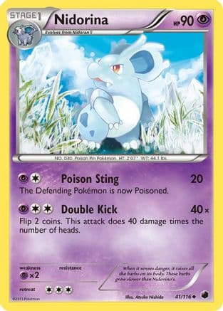 Nidorina 41/116 - Plasma Freeze Reverse Holofoil