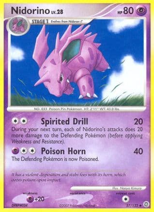 Nidorino 57/132 - Secret Wonders Reverse Holofoil