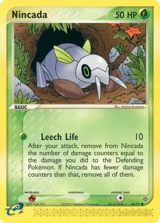 Nincada 68/097 - Dragon Reverse Holofoil