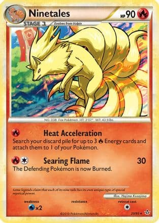 Ninetales 20/95 - Unleashed Reverse Holofoil