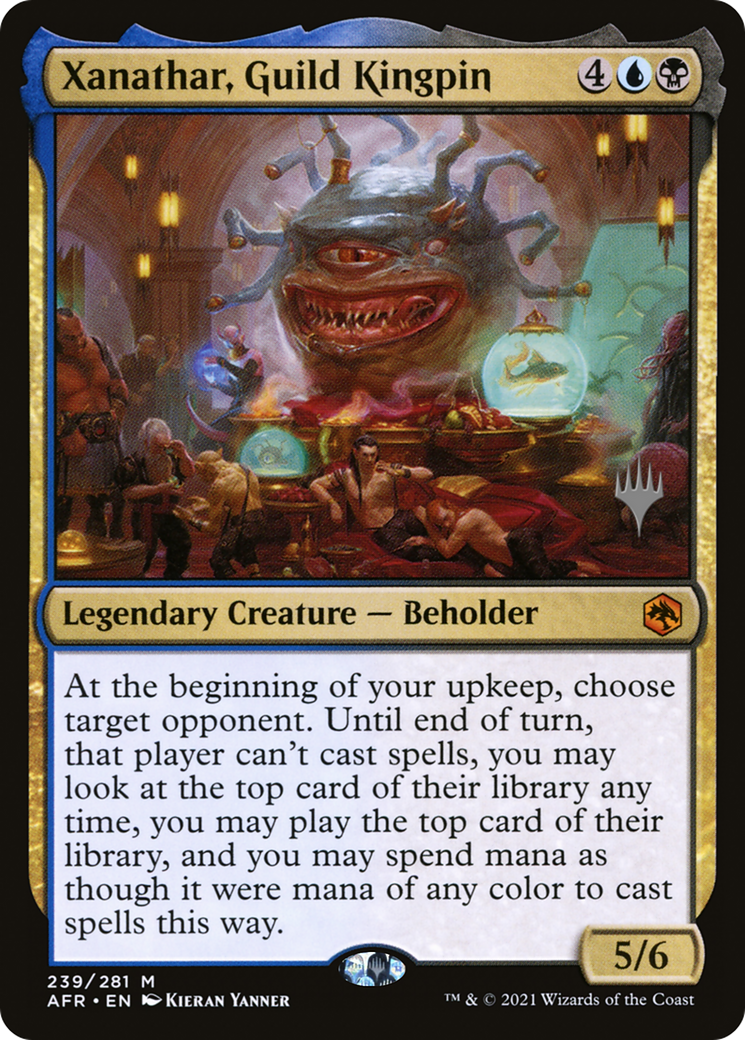 Xanathar, Guild Kingpin (Promo Pack) [Dungeons & Dragons: Adventures in the Forgotten Realms Promos] Foil
