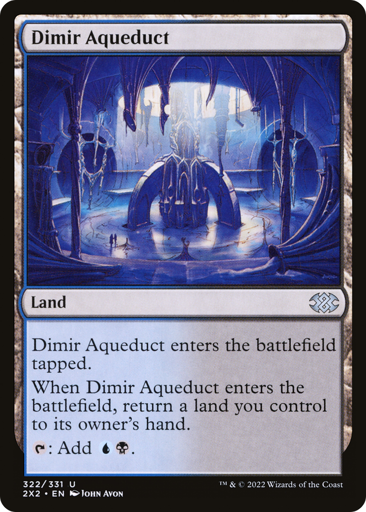 Dimir Aqueduct [Double Masters 2022] Foil
