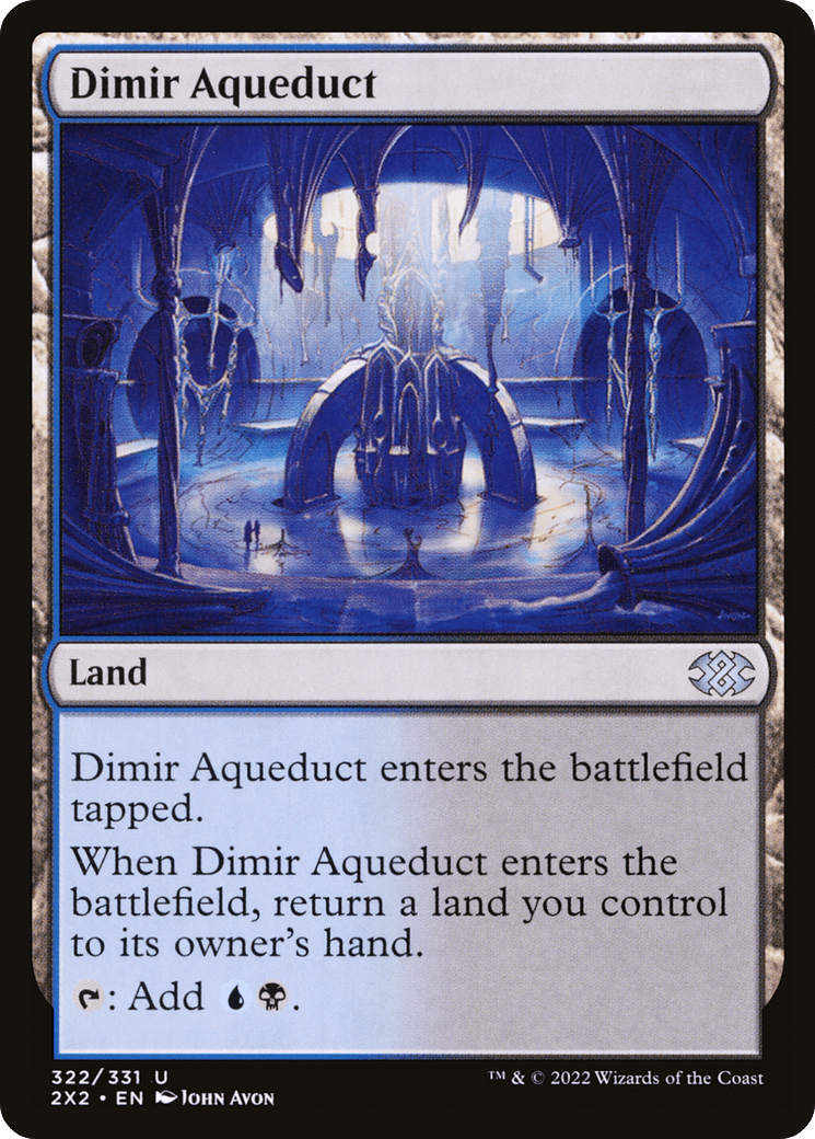 Dimir Aqueduct [Double Masters 2022] Foil