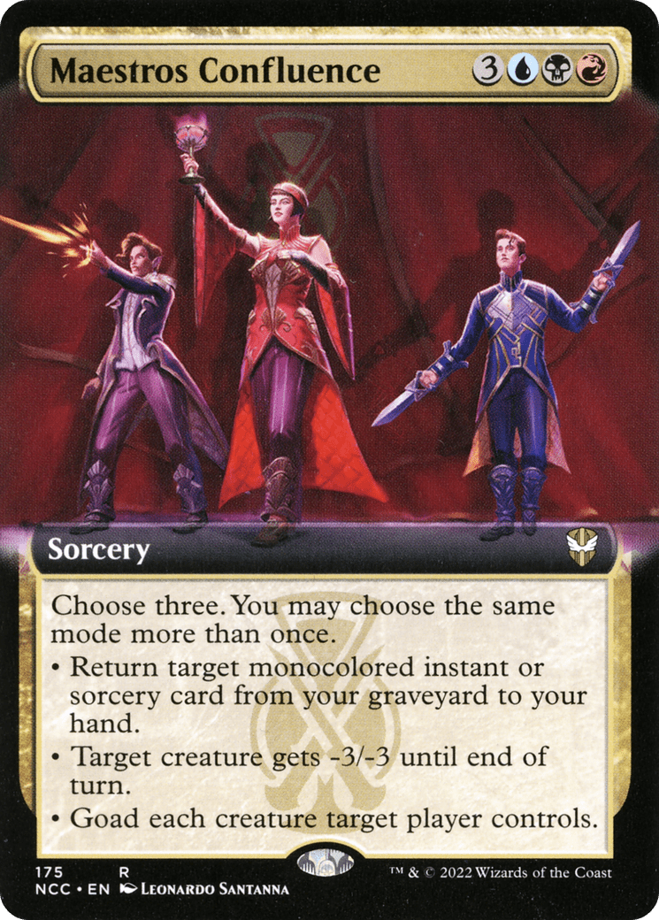 Maestros Confluence (Extended Art) [Streets of New Capenna Commander]