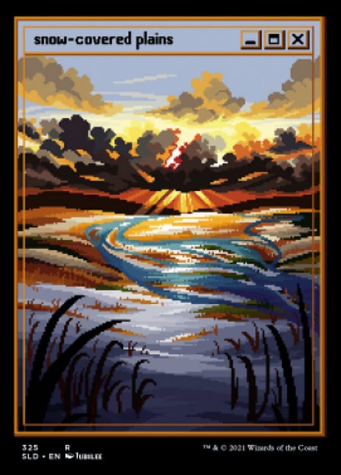 Snow-Covered Plains (325) [Secret Lair Drop Series] Foil