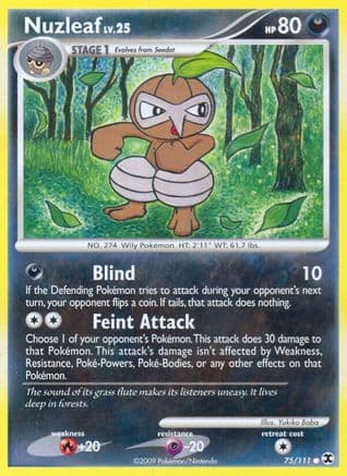 Nuzleaf 75/111 - Rising Rivals Reverse Holofoil
