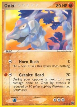 Onix  - Reverse Holofoil Team Rocket Returns - Common