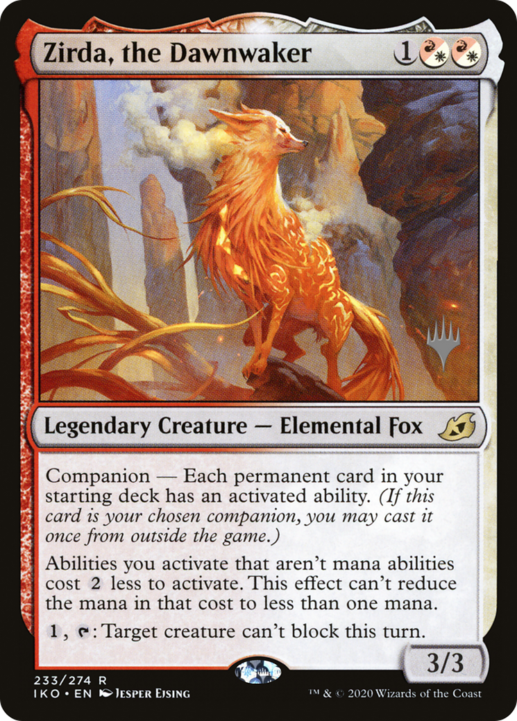 Zirda, the Dawnwaker (Promo Pack) [Ikoria: Lair of Behemoths Promos] Foil