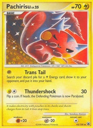 Pachirisu 043/100 - Majestic Dawn Reverse Holofoil
