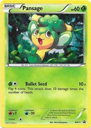 Pansage BW11 BW11/101 - Black and White Promos Holofoil