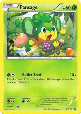 Pansage BW14 BW14/101 - Black and White Promos